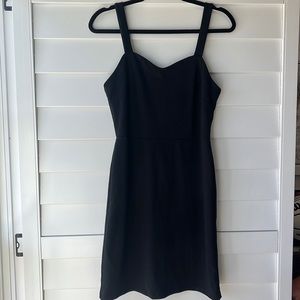 Black Cotton Old Navy back Sip Dress